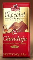 Chocolat au lait fourré Gianduja